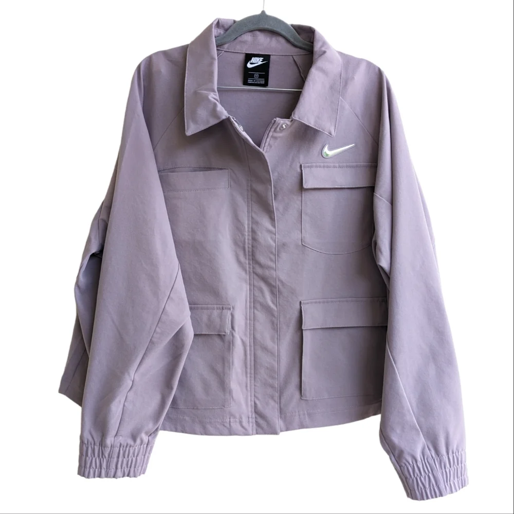 Nike Sportswear Swoosh Jacket Purple Smoke - Picture 2 of 9